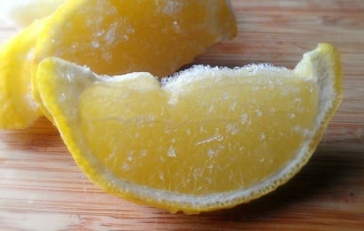 Dondurulmuş limon xərçəngin profilaktikasında